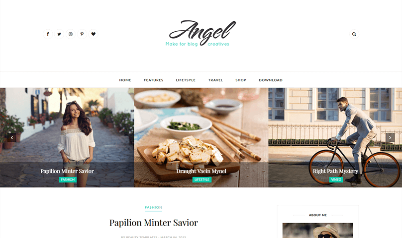 angel-minimal-blogger-template