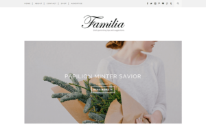 feminine blogger template